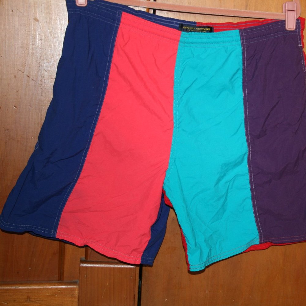 Vintage Brooks Brothers mens swim trunks 36 waist